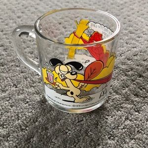 McDonald’s Garfield Glass Cup Mug